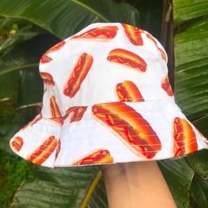 Hot dog bucket hat